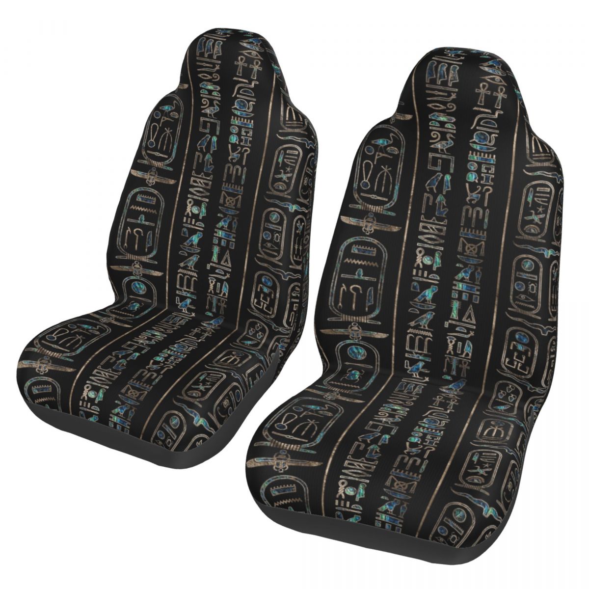 Car Accessories Egypt - Hieroglyphs Egyptian Universal Car Seat Cover