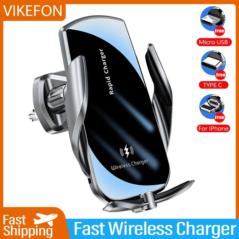 Car Cable Organizer - VIKEFON 30W Wireless Chargers Auto Wireless