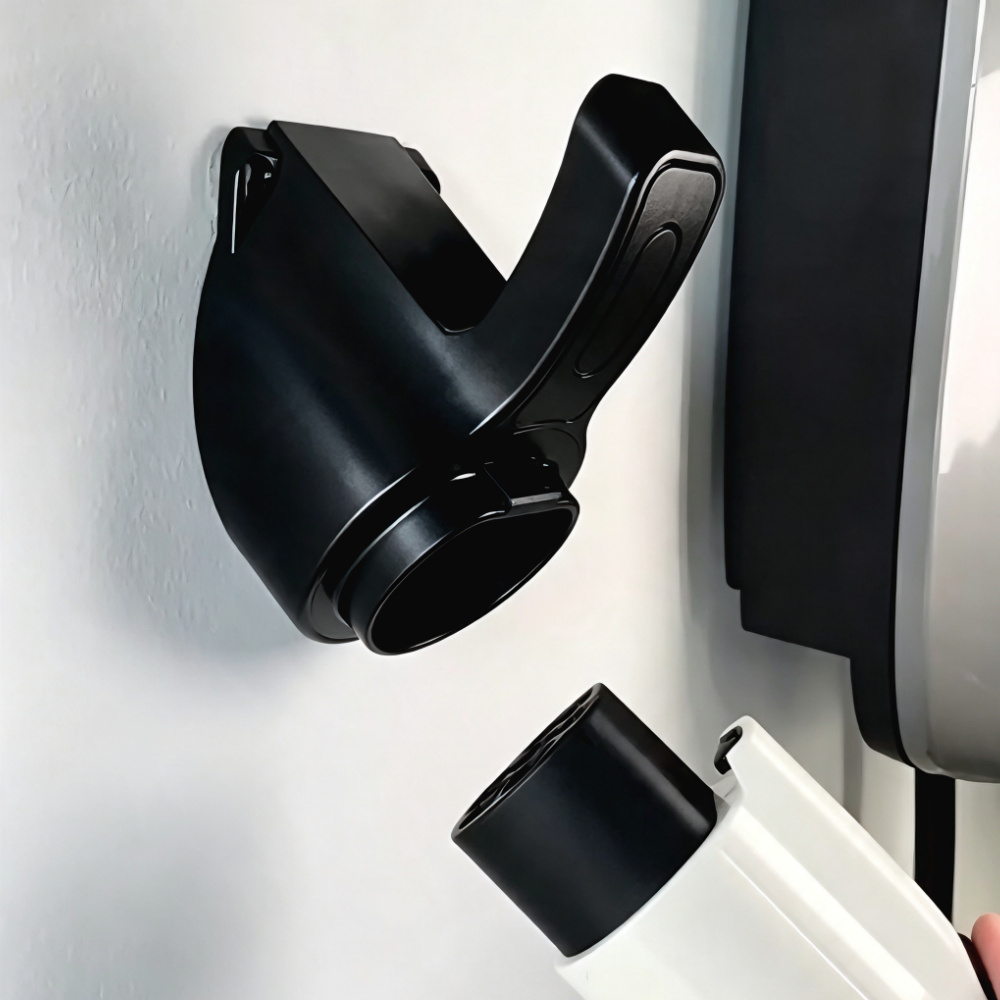 Car Cable Organizer - Wall‑Mount EV Charger Holder Type1/2 Socket