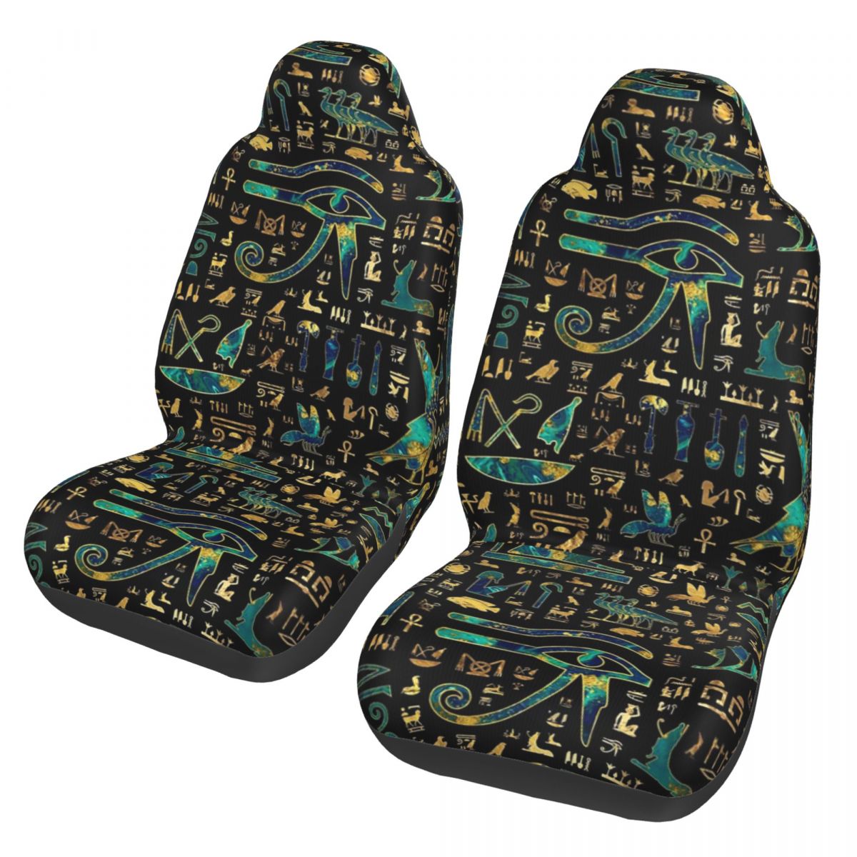 Car Accessories Egypt - Ancient Egyptian Hieroglyphs Universal Car Seat