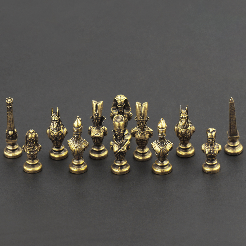 Car Accessories Egypt - Brass Metal Chess Piece Ancient Egypt