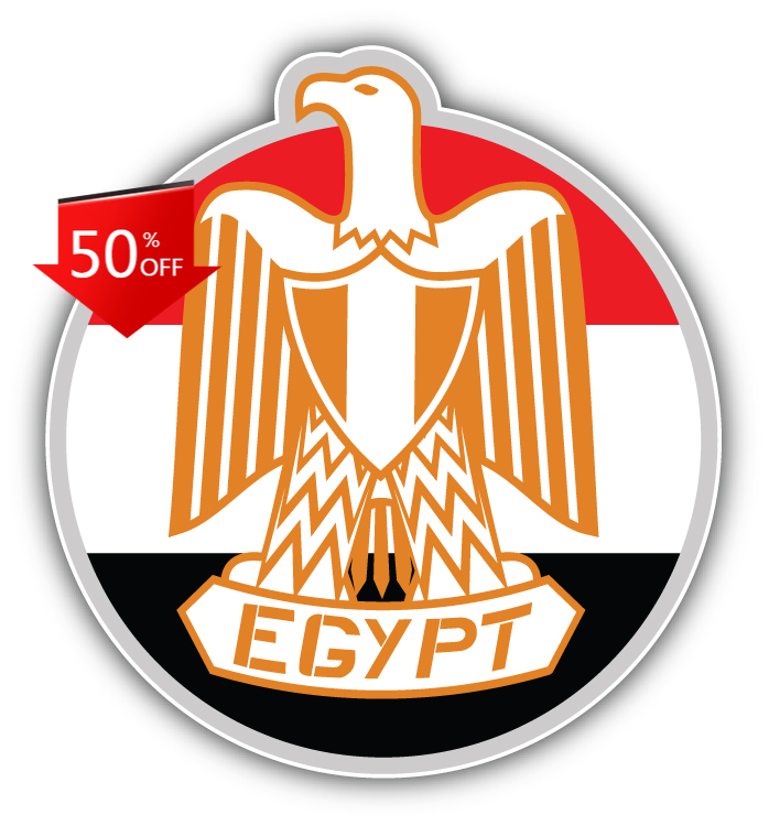 Car Accessories Egypt - Egypt Emblem Aesthetic Car Laptop Window
