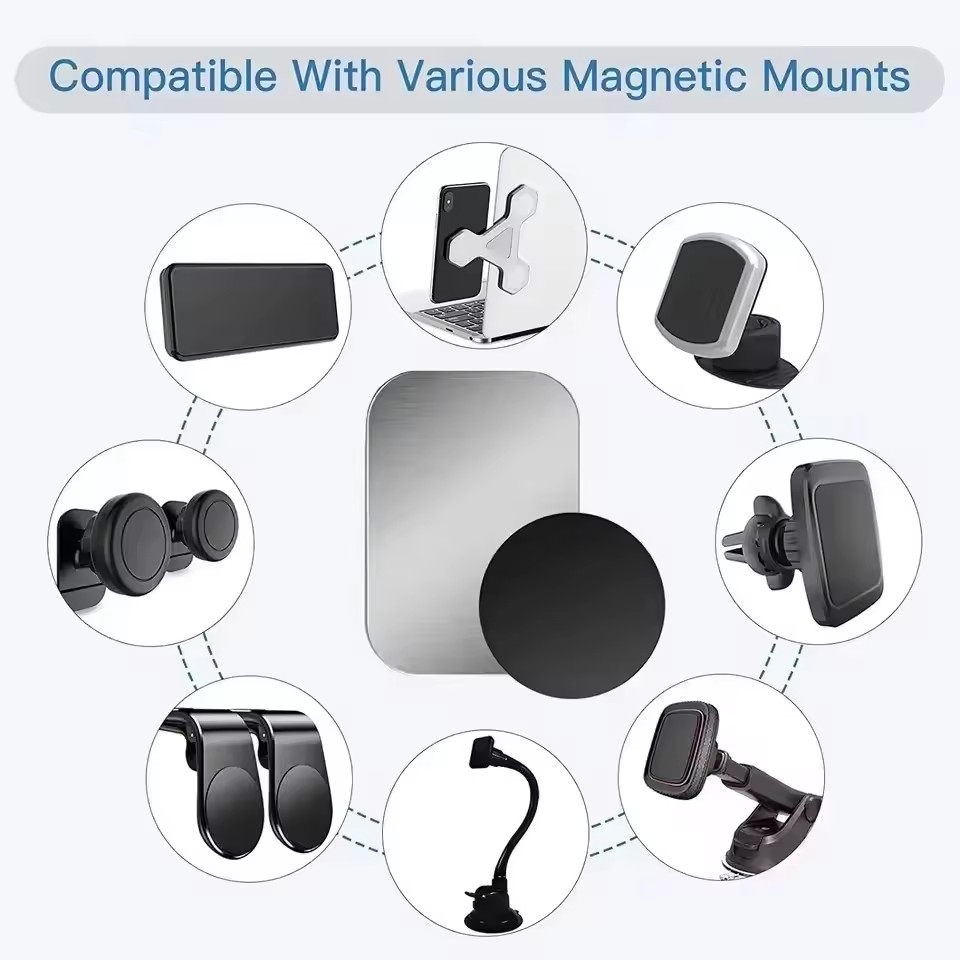 5/10pcs Magnetic Metal Plate D - Car Accessories Phone Holder ulasan dan harga