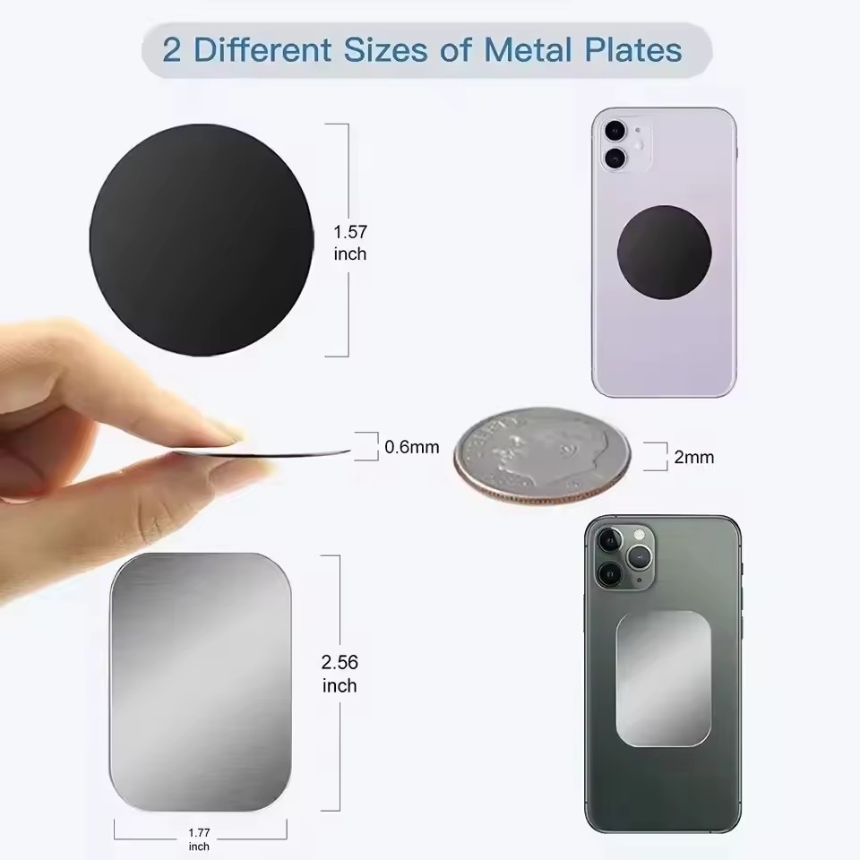 5/10pcs Magnetic Metal Plate D - Car Accessories Phone Holder ulasan dan harga