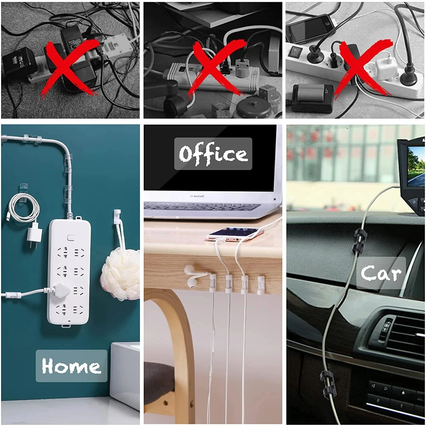 Cable Clips Organizer Drop Wir - Car Cable Organizer ulasan dan harga