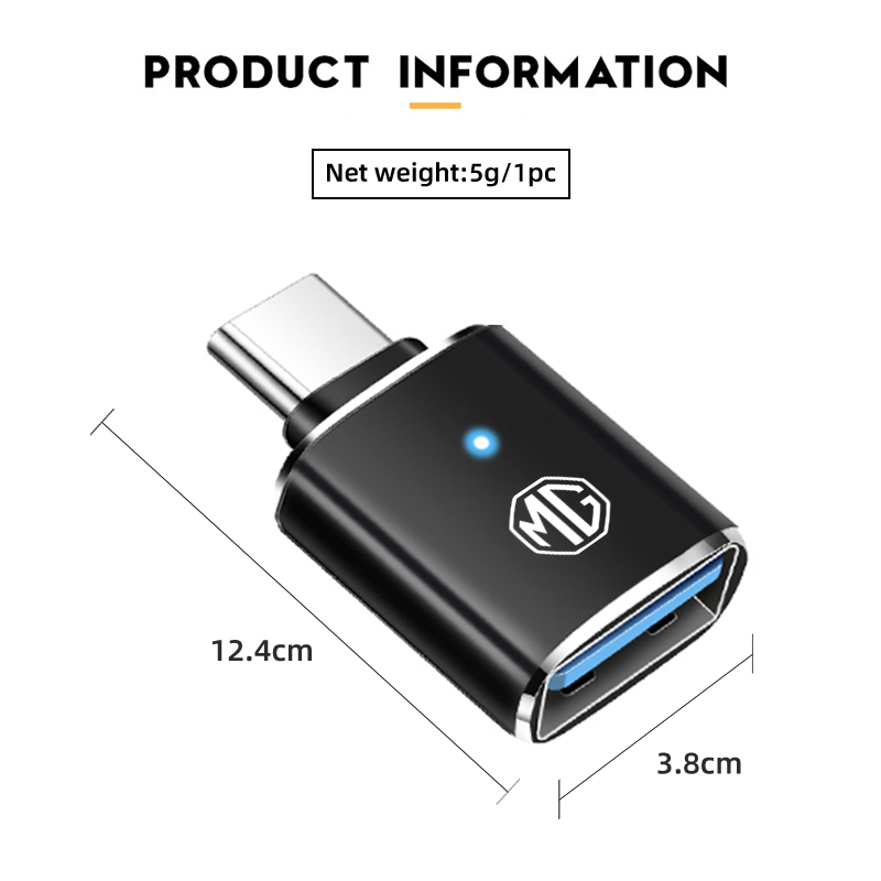 Car LED Type C To USB 3.0 Adap - Car Accessories For Inside ulasan dan harga
