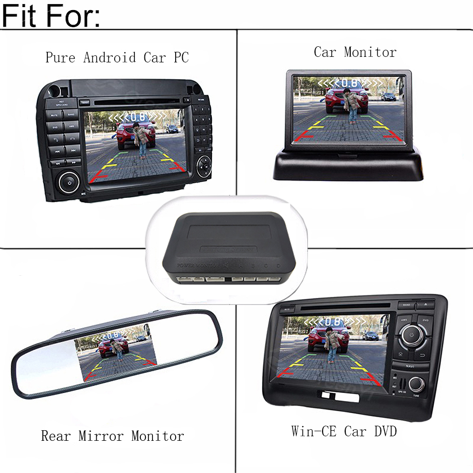 Video Parking Sensor Kit Car R - Car Accessories Online ulasan dan harga