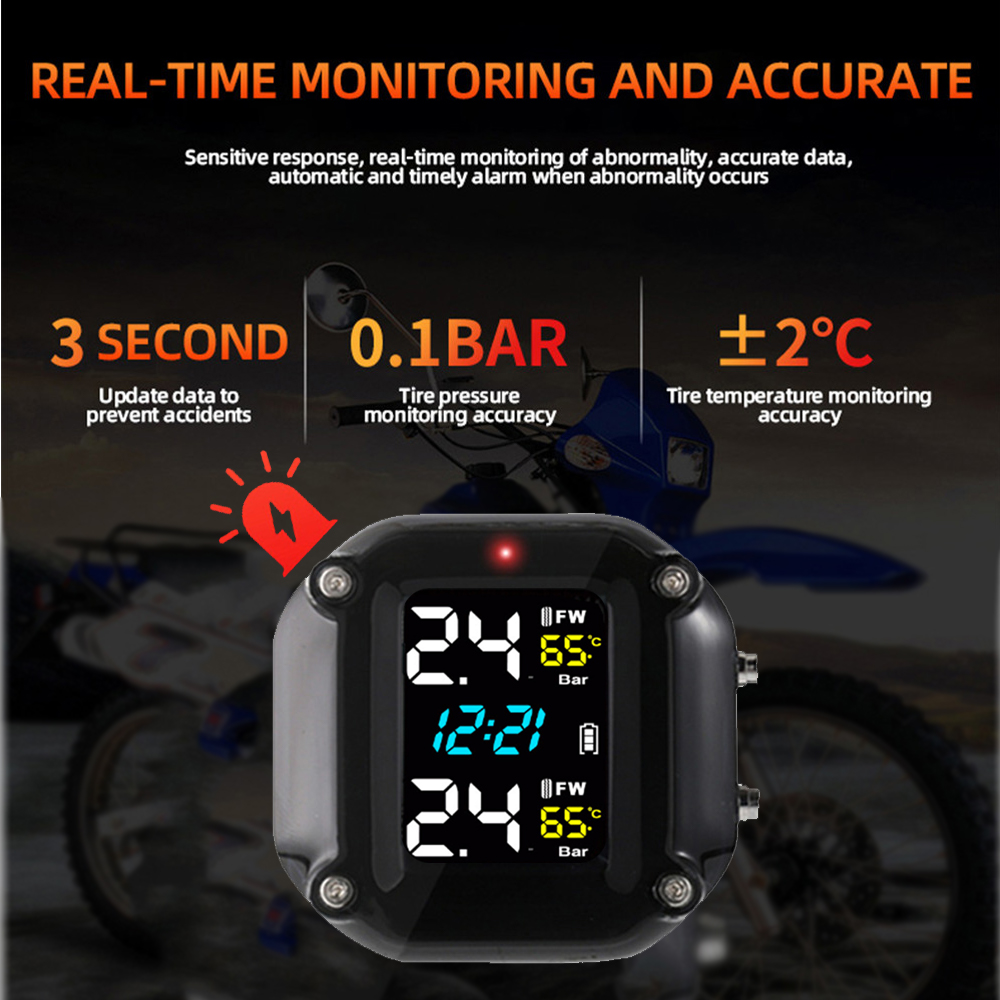Motorcycle Tire Pressure Senso - Tire Pressure Monitor ulasan dan harga