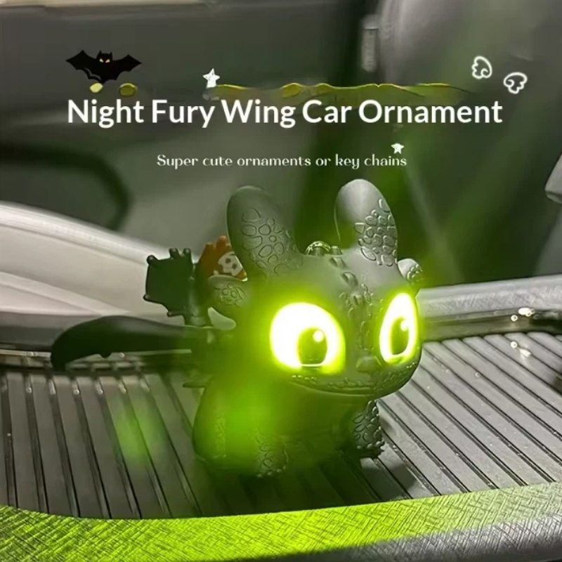 Genuine Cute Glowing Toothless - Car Accessories For Inside ulasan dan harga