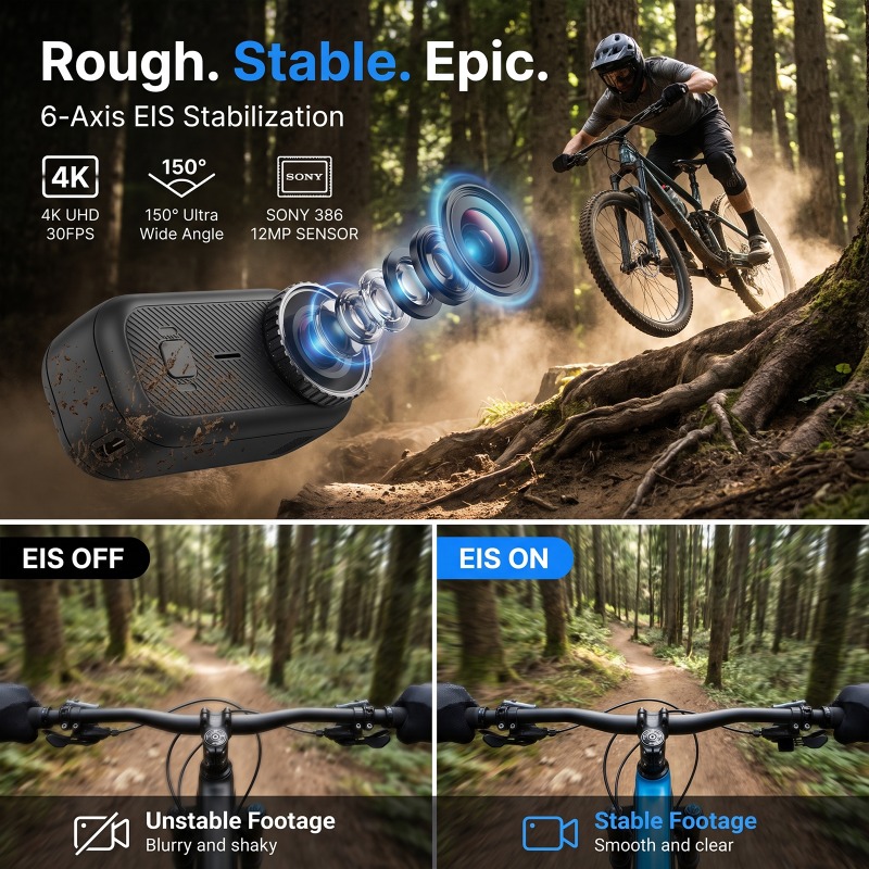 APEX Action 4K Camera  Mini PO - Car Accessories Online ulasan dan harga