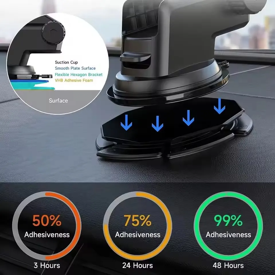 Anti Slip Silicone Suction Das - Car Accessories Phone Holder ulasan dan harga