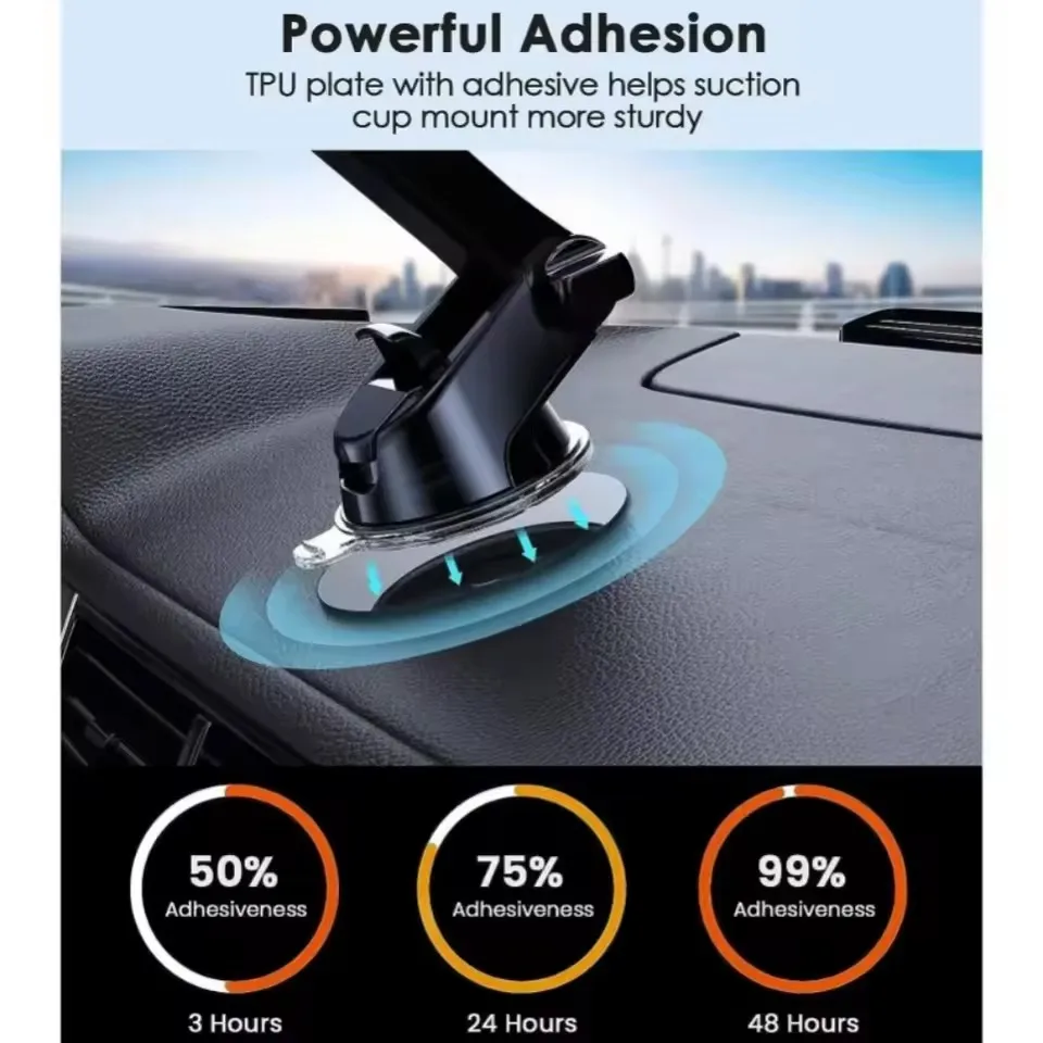 Anti Slip Silicone Suction Das - Car Accessories Phone Holder ulasan dan harga