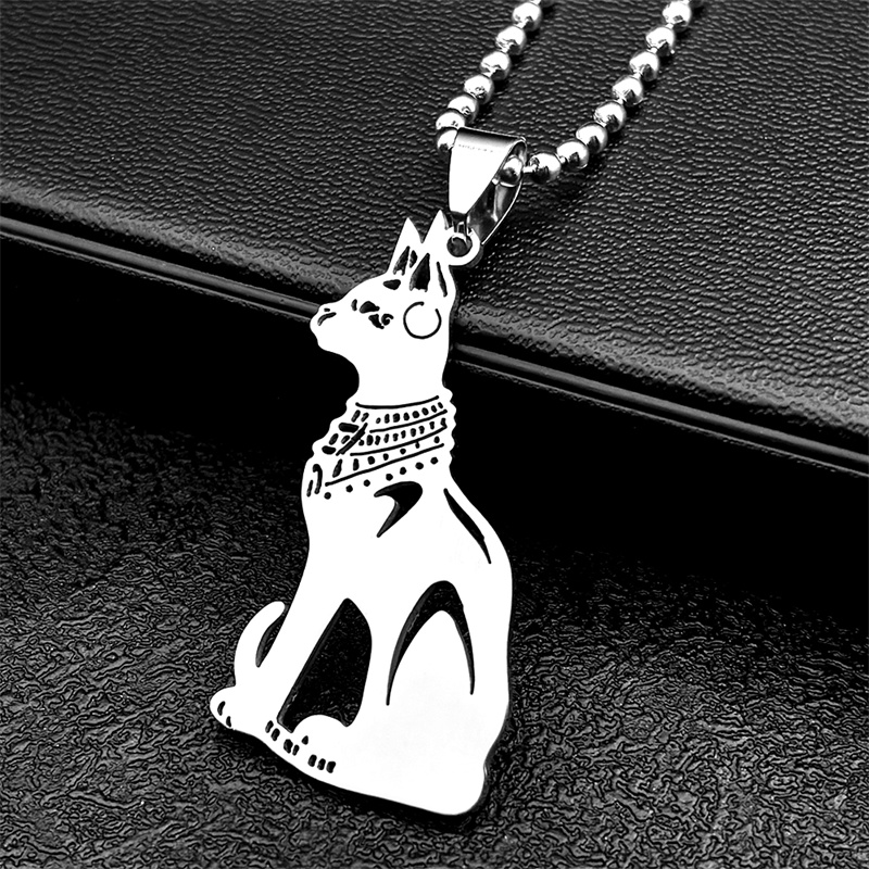 Stainless Steel Egypt Cat Bast - Car Accessories Egypt ulasan dan harga