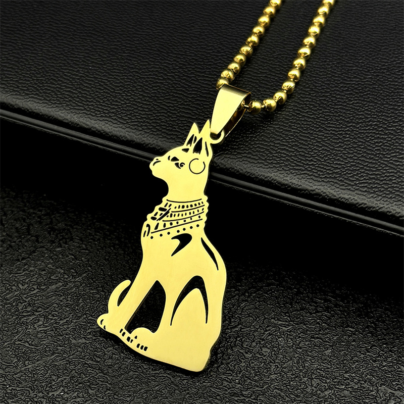 Stainless Steel Egypt Cat Bast - Car Accessories Egypt ulasan dan harga
