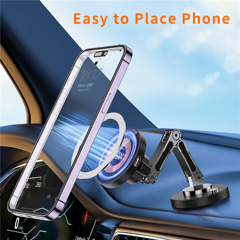Magnetic Car Wireless Charger  - Car Cable Organizer ulasan dan harga