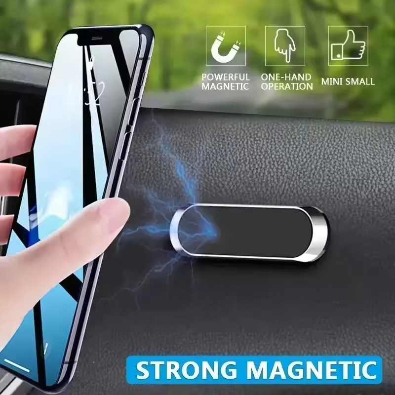 Strip Metal Magnetic Phone Hol - Car Accessories Phone Holder ulasan dan harga