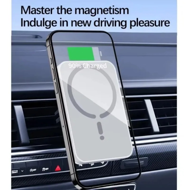 30W Magnetic Car Wireless Char - Car Cable Organizer ulasan dan harga
