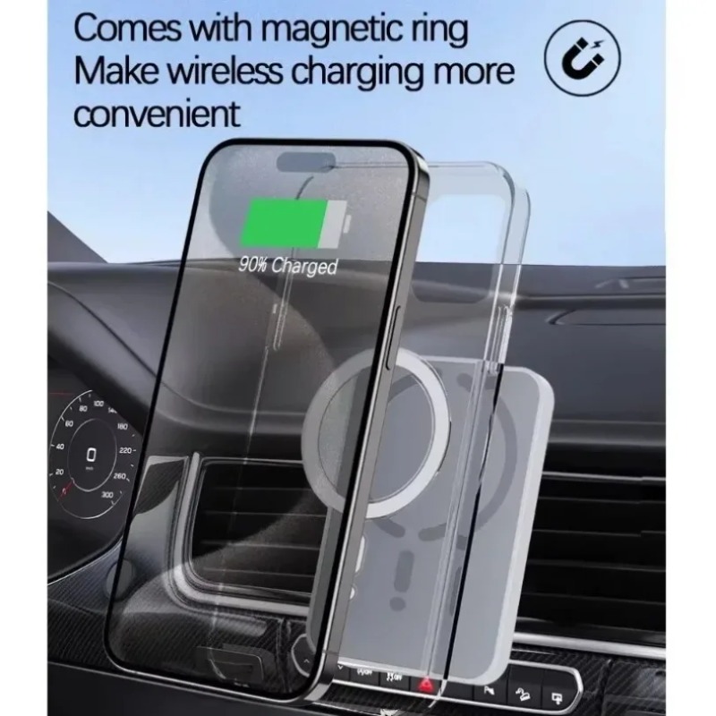 30W Magnetic Car Wireless Char - Car Cable Organizer ulasan dan harga
