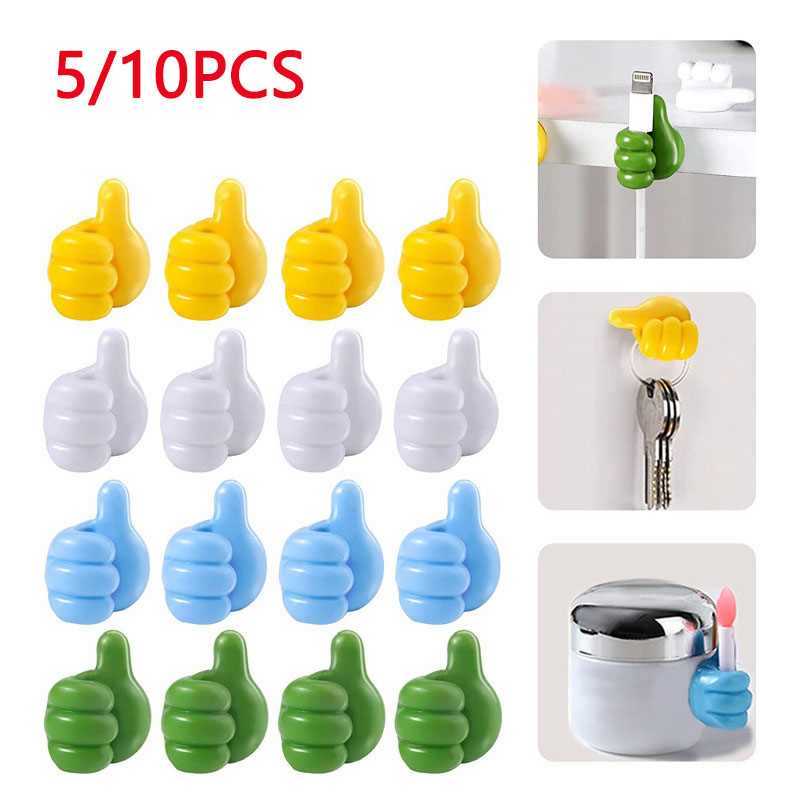 10/5PCS Hand-shaped Rubber Hol - Car Cable Organizer ulasan dan harga