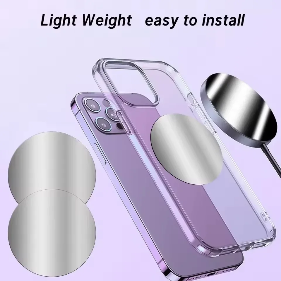 1-5PCS 8CM Magnetic Metal Plat - Car Accessories Phone Holder ulasan dan harga