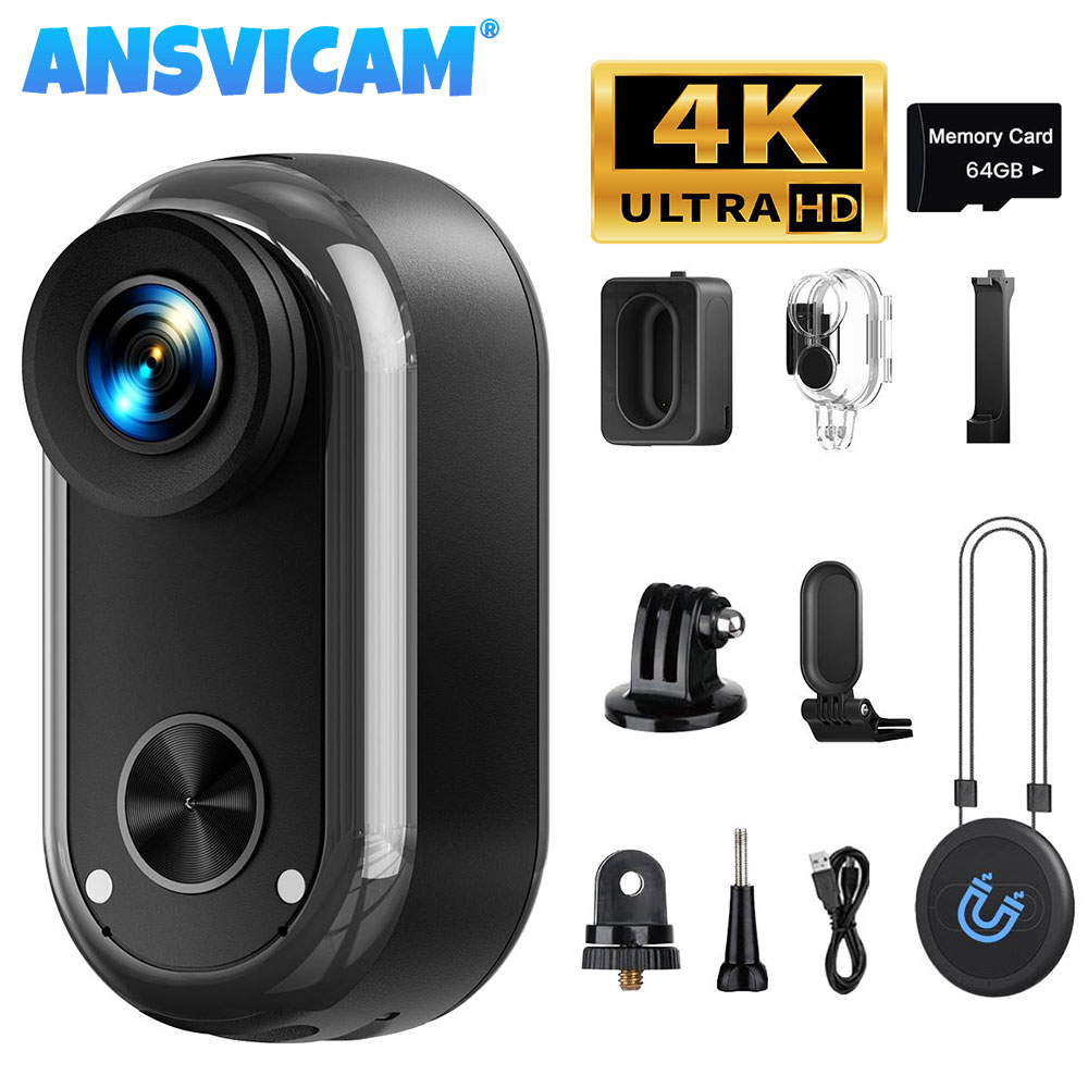 ANSVICAM 4K HD Mini Wifi Actio - Car Accessories Online ulasan dan harga