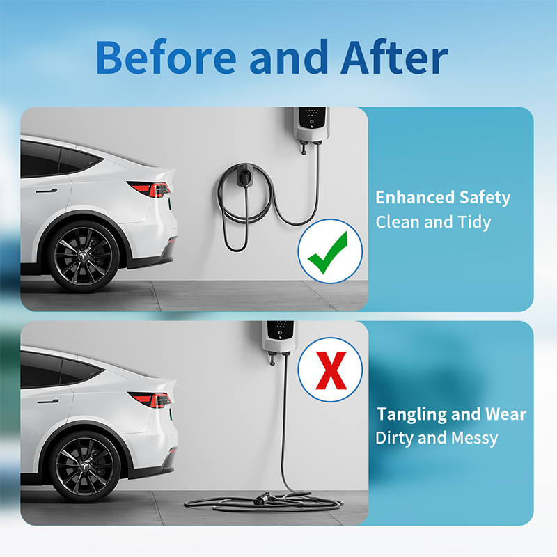 EV Charger Cable Holder For Ty - Car Cable Organizer ulasan dan harga
