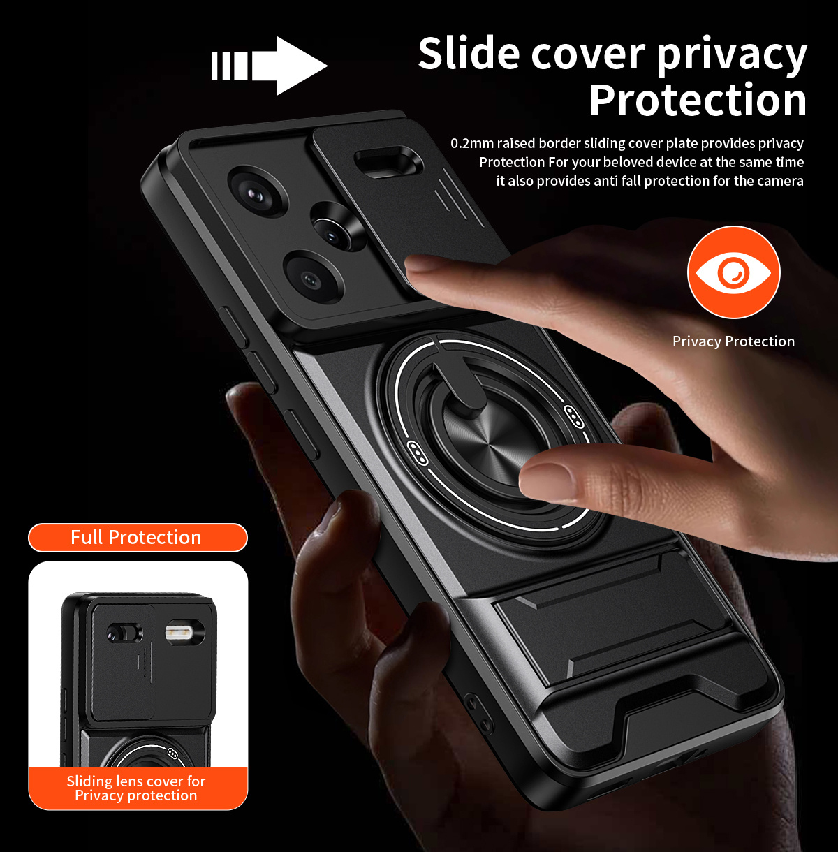 Lens Slide Camera Phone Case f - Car Accessories Phone Holder ulasan dan harga