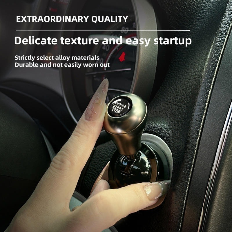 Car One-Touch Start Button wit - Car Accessories For Inside ulasan dan harga