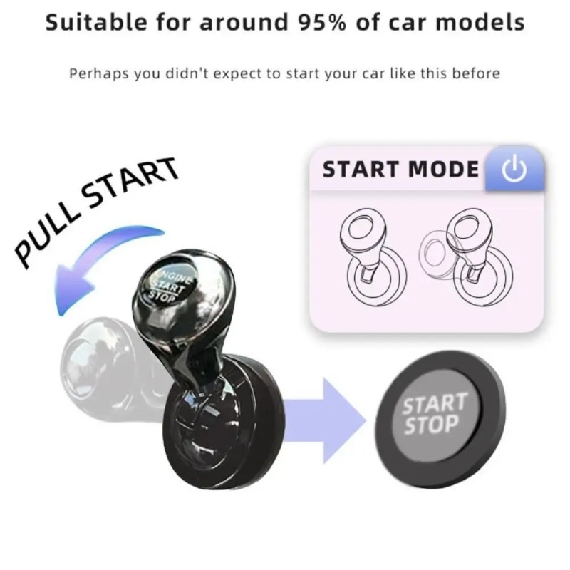 Car One-Touch Start Button wit - Car Accessories For Inside ulasan dan harga