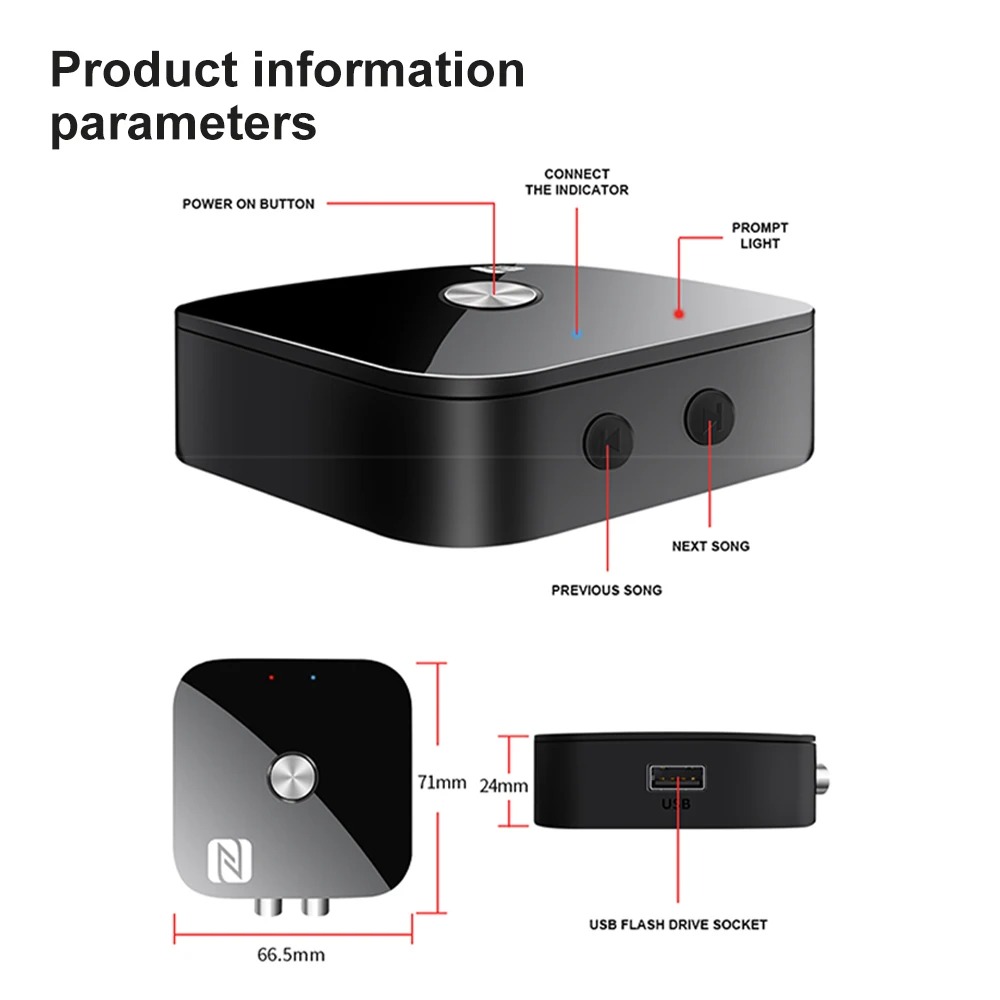 Bluetooth 6.0 Audio Receiver R - Car Accessories Online ulasan dan harga